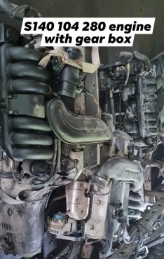 Mercedes Benz S140 M104 280 ENGINE GEARBOX